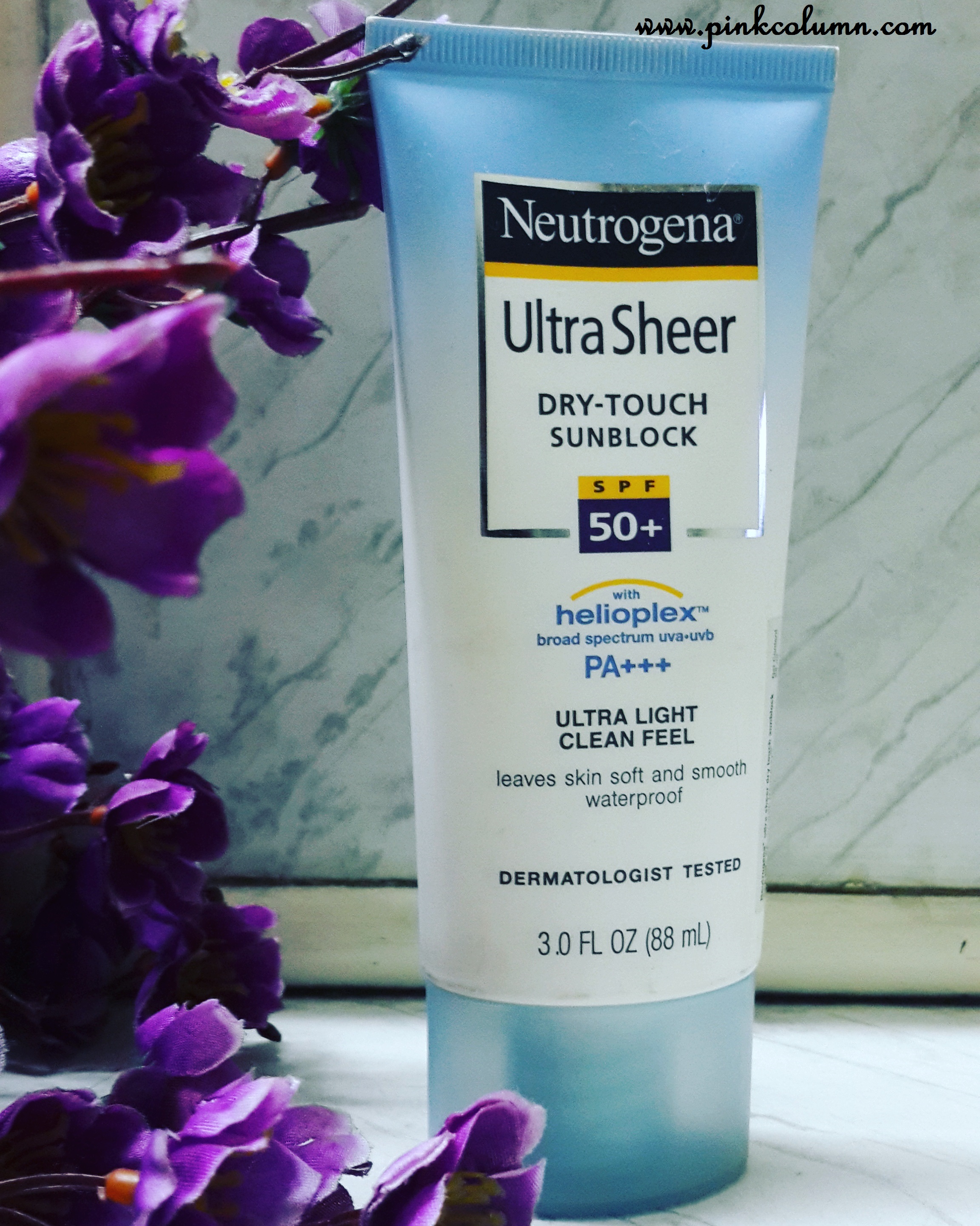 Review: Neutrogena Ultra Sheer Dry-Touch Sunblock SPF 50+ — Glossip Girl