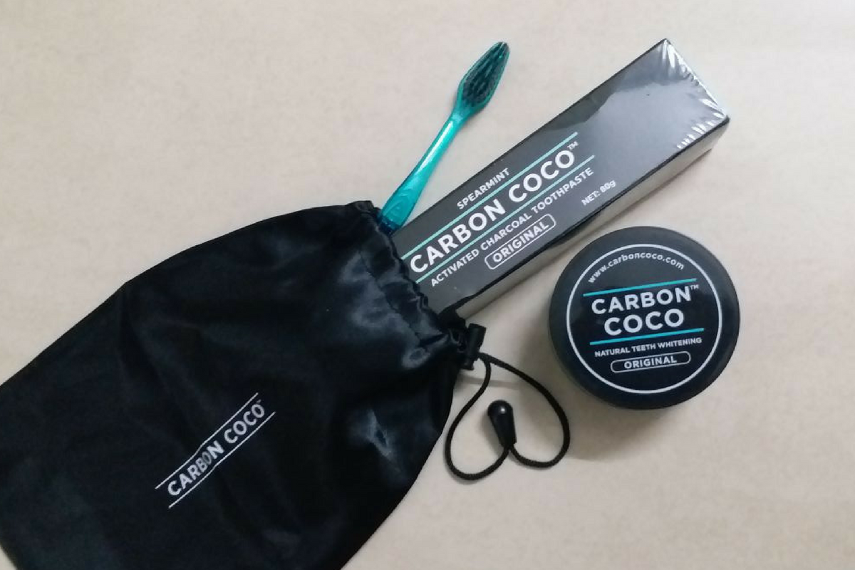 carbon coco teeth whitening kit